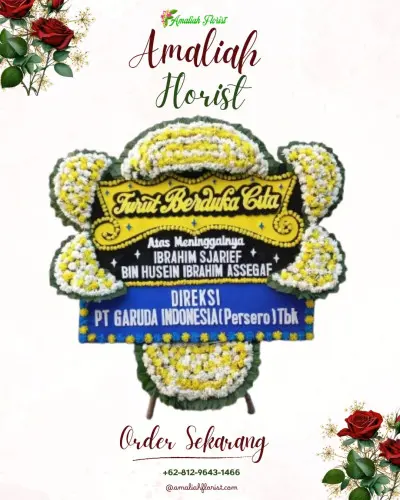 Papan Bunga Duka di Pandanretno
