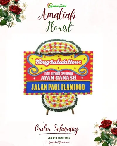 Bunga Papan Congratulation di Pandanretno